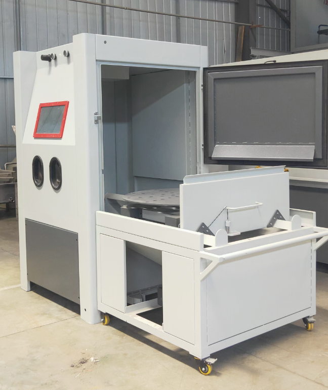 宣城箱式喷砂机 适合小工件批量处理