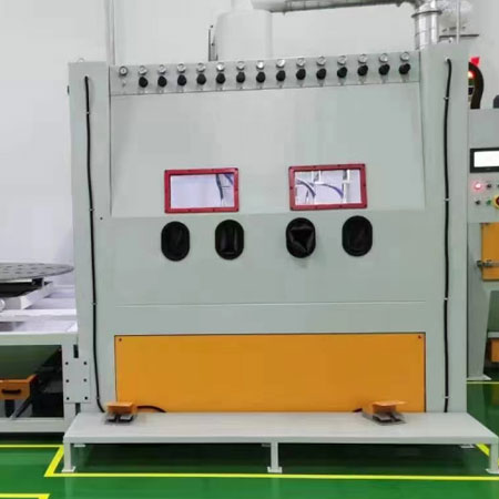 宣城高效生产，从箱体手动喷砂机开始，提升零部件质量